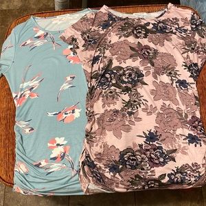 Nice short sleeve maternity shirts